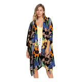 Kimono Roxy Mujer Largo Rebel Sun Vestido Playero