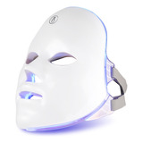 Máscara Led Tratamento Facial Rosto 7 Cores Fototerapia Pele