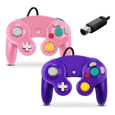 Controlador Gamecube Fiotok Classic Con Cable Para Wii Gamec