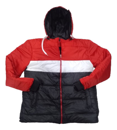 Campera Logan Inflable Hombre Guata Con Polar Impermeable