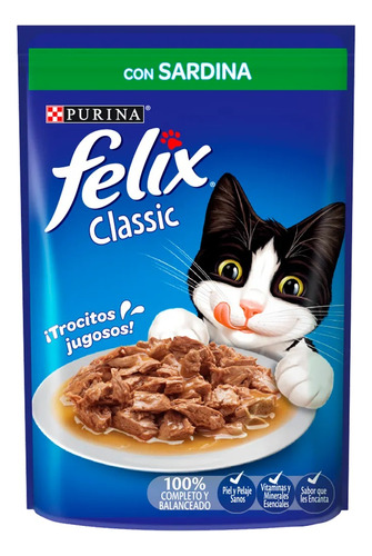 Alimentos Gatos, Felix Purina Caja X 15u. De 85 G Cada Sobre