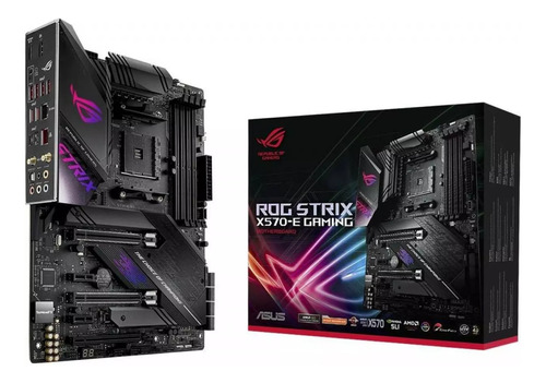 Placa Mãe Asus Rog Strix X570-e Gaming Am4 Rgb Wifi Ii Ryzen