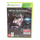 Jogo Xbox 360 Metal Gear 5 Ground Zeroes Físico Usado