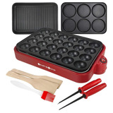 Maquina Multifuncion Grill Cake Pop Takoyaki Mini Omelet V2