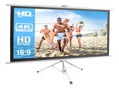 Pantalla Proyector 120 Pulgadas 16:9 Con Tripode 4k Ultra Hd