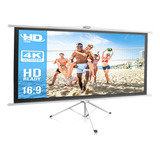 Pantalla Proyector 120 Pulgadas 16:9 Con Tripode 4k Ultra Hd