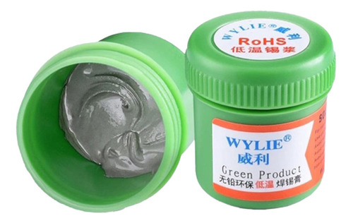 Solda Estanho Em Pasta 138ºc 30g Wylie Wl-201