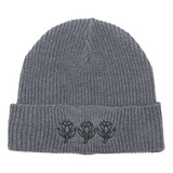 Gorro Beanie Low Three Roses Gris | Nanai.tatu