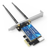 Placa De Rede Wifi Com Bluetooth Dual Band 2.4g/5ghz Pci-e 
