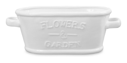 Maceta Vintage Jardinera Tina Ovalada Flowers & Garden