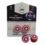 Cubre Stick Kontrolfreek Fps Alto Ps4 -ps5  Capitan America