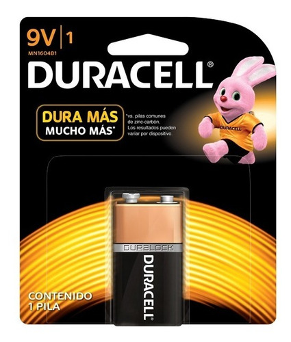 Duracell 8775 Pila Duracell Batería 9 Volts.