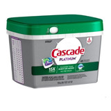 Detergente Cascade Platinum Jabón Lavavajillas 48 Capsulas