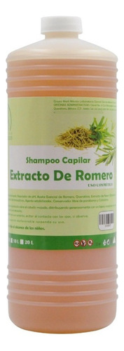  Shampoo Extracto Natural De Romero Antí-caída Y Brillo Productos Mart México (1 Litro)