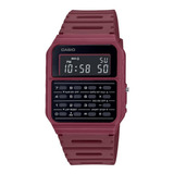 Ca53wf4b Calculadora Reloj Digital Rojo Para Hombre  Al...