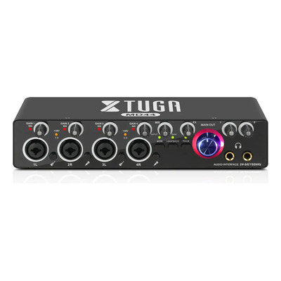 Xtuga Md44 Micrófono Usb Interface De Audio 4 Canales | Meses sin interés