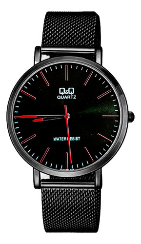 Reloj Q&q Qyq Qa20j001y  Elegante Acero + Estuche 