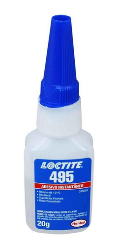 Adesivo Instantâneo 495 20g Loctite 