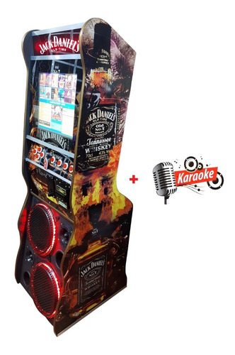 Maquina De Musica Jukebox Karaoke 2x1 Tela 17 Polegadas Jack