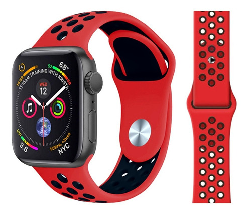 Pulseira Furada Compatível Apple Watch E Iwo 38/40/42/44mm