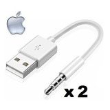 2-pack Cable Usb Apple iPod Shuffle Original 3a, 4a Y 5a Gen