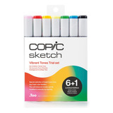 Marcadores Plumones Copic Sketch C/6 Colores Vibrantes 