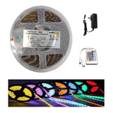 10 Kit Tira Led Rgb 5050 Multicolor +control+ Eliminador 3n