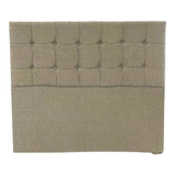 Respaldo Sommier King 2 Mts Chenille Capitone Cuadrado 