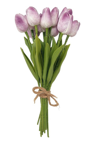 Set X 3 Tulipanes Artificiales De Aspecto Natural