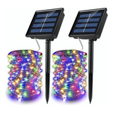 4 Paquetes De Luces Solares De 30 M De Luz Navideña 1