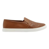 Tênis Casual Feminino Slip On Anacapri - Caramelo