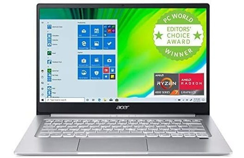 Laptop Acer Swift 3 14'' 8gb Lpddr4 512gb Nvme Ssd -gris