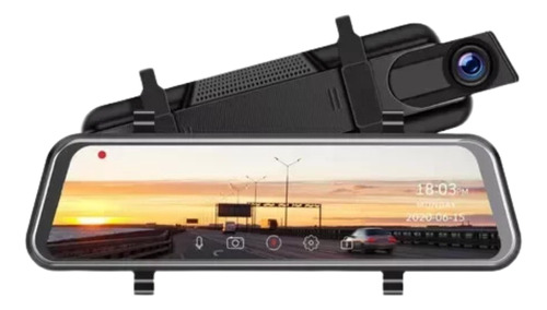 Espejo Retrovisor 2 Camaras Full Hd Grabacion Dual Sd