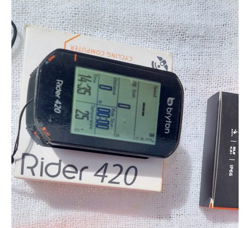 Gps Bryton Rider 420 Completo C/ Sensor E Cinta Magene