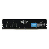 Memoria Ram Crucial Ballistix 16gb Ddr5 4800mhz Udimm Negro