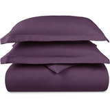 Funda Para Edredon Con 2 Fundas Para Almohada King Morado