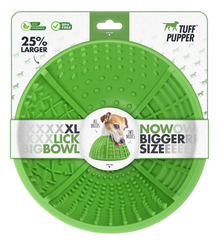 Tuff Pupper Cuenco Xl Para Lamer Perro | Tapete Grueso De Si