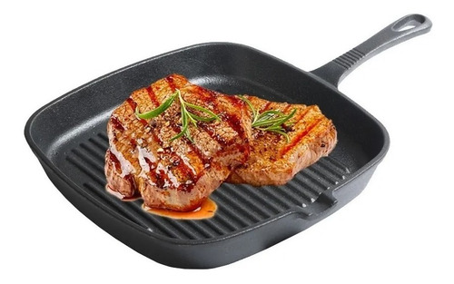 Sartén Hierro Fundido Wayu Asado Parrilla Cocina Bbq 24cm