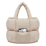 Bolso Grande Acolchado Para Mujer, Bolso Tote Acolchado, Hom