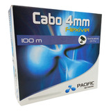 Cabo Trançado 4mm Blindado+2x26 Awg 75 Ohms-80% Cftv Pacific