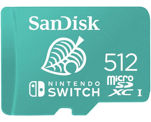 Tarjeta Sandisk Microsdxc Uhs-i Para Nintendo Switch 512 Gb