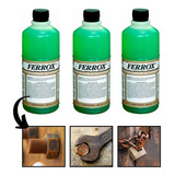 3 Removedor De Ferrugem Ferrox 500ml Convertedor De Ferrugem