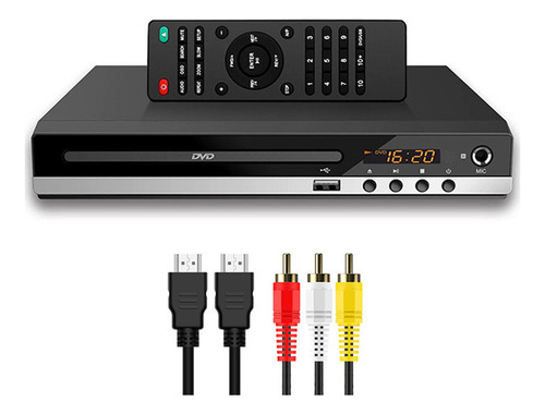 Reproductor De Dvd Tv Mp3 Usb Con Mando A Distancia 220v