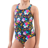 Malla Natación Speed Nena Estampada Anticloro Entera Art9158