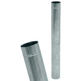 3 Cano Galvanizado Para Chamine 115 Mm / 1m  Fogão A Lenha