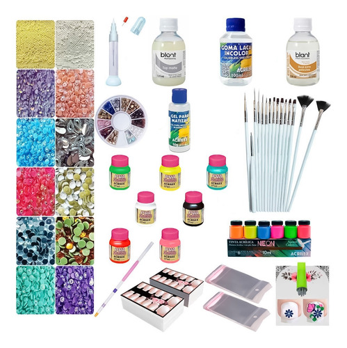 Kit Manicure Profissional Peliculas De Unhas Iniciante