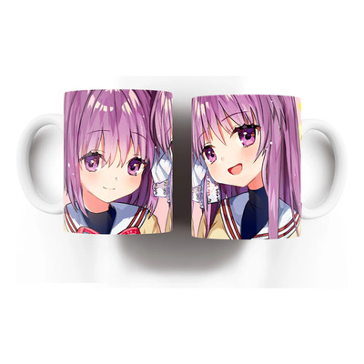 Kyou Y Ryou, Clannad Taza Personalizada Anime Mod4 Blanco Clannadimagen4