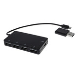 Aa 4 Puertos Micro Usb Otg Hub Host De Adaptador De Cable