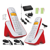 Kit Aparelho Telefone Sem Fio Bina Gsm 3g Com Ramal Incluso