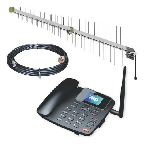 Kit Celular Rural Wi-fi 3g/4g + Antena + Cabo 10m